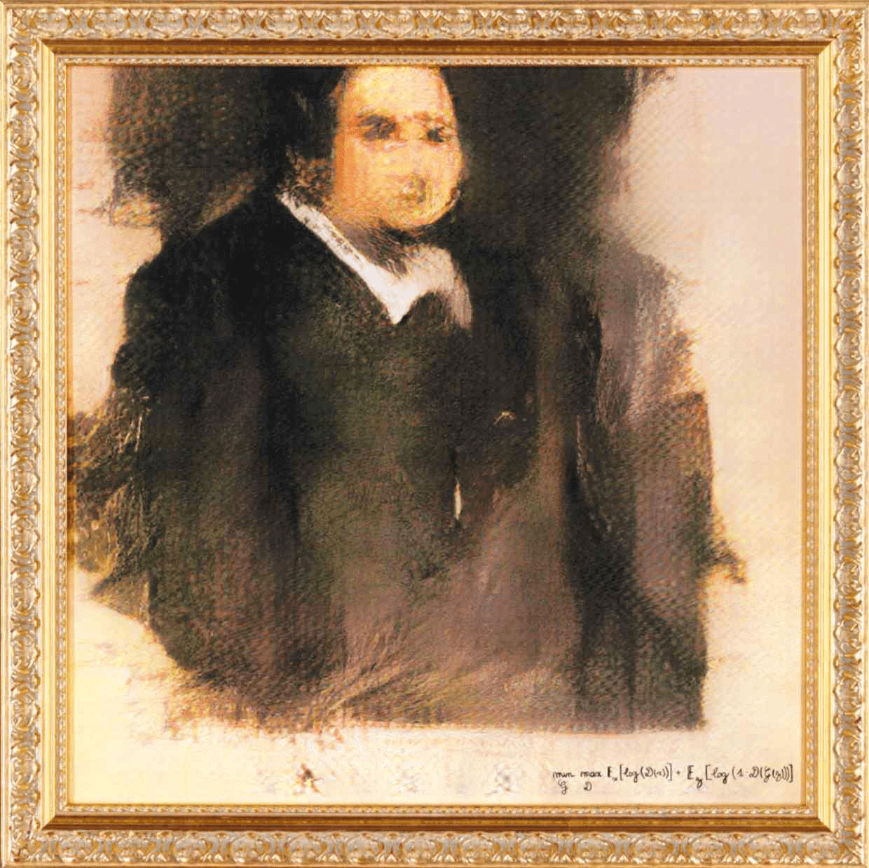 Edmond de Belamy by Obvious, which sold at Christieโs for $432,500